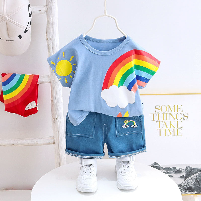 Handsome Baby Boy Summer Outfit – Trendy 2-Piece Set