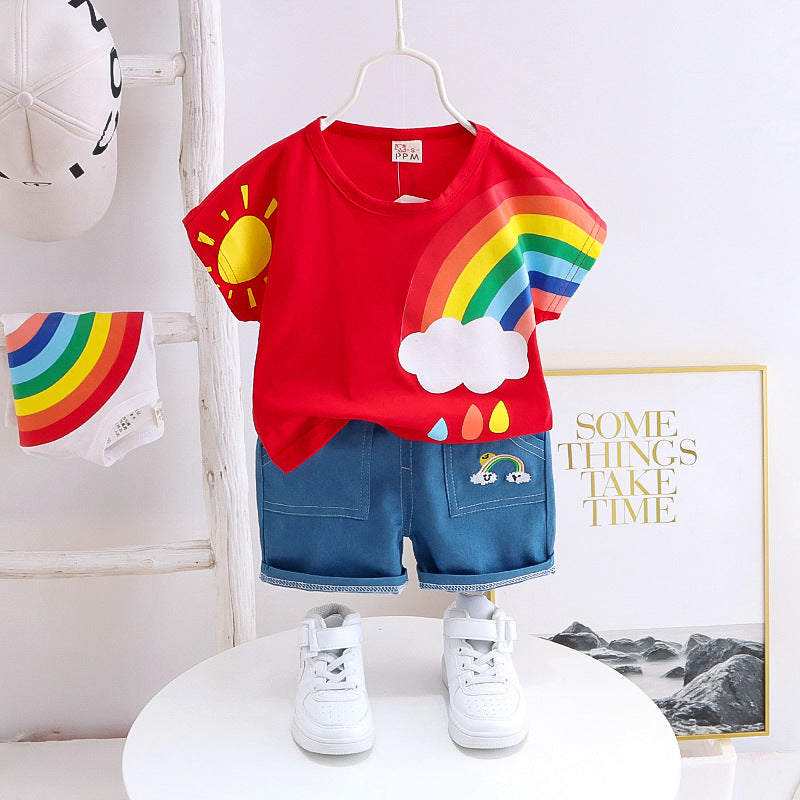 Handsome Baby Boy Summer Outfit – Trendy 2-Piece Set
