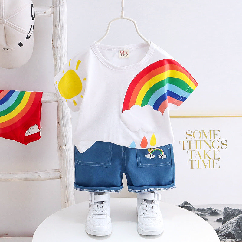 Handsome Baby Boy Summer Outfit – Trendy 2-Piece Set