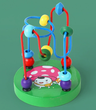 Mini Wooden Bead Maze β Color & Intelligence Development Toy for Babies and Toddlers