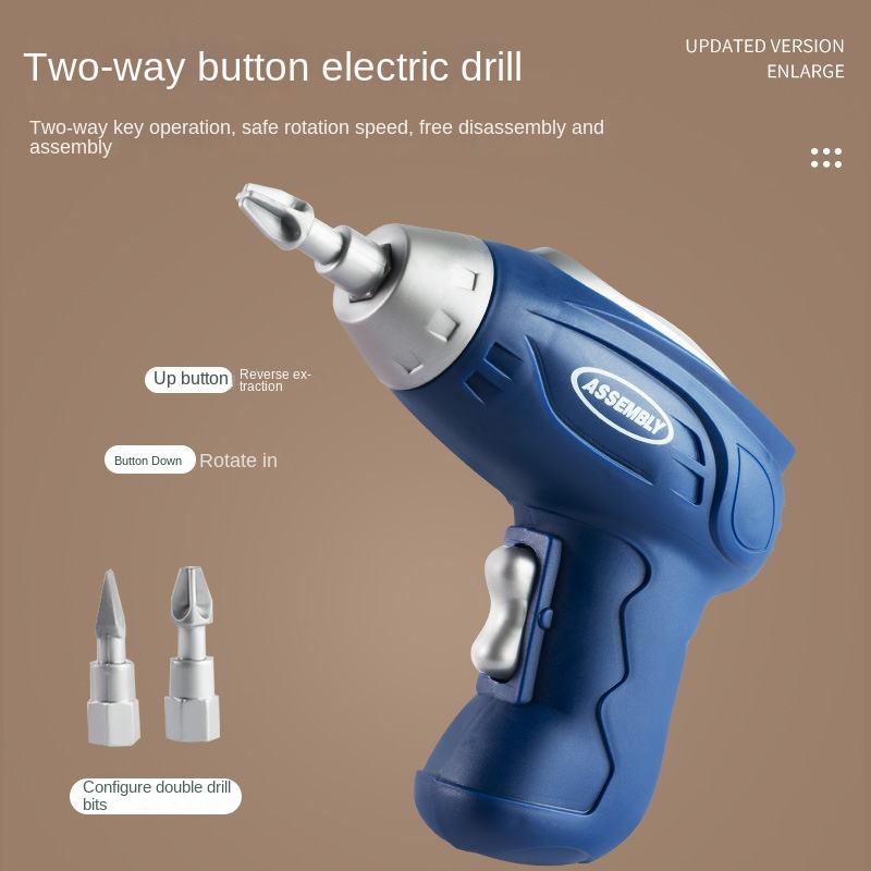 Kids Assemble Toolbox with Electric Screwdriver – Educational Repair Toy Set