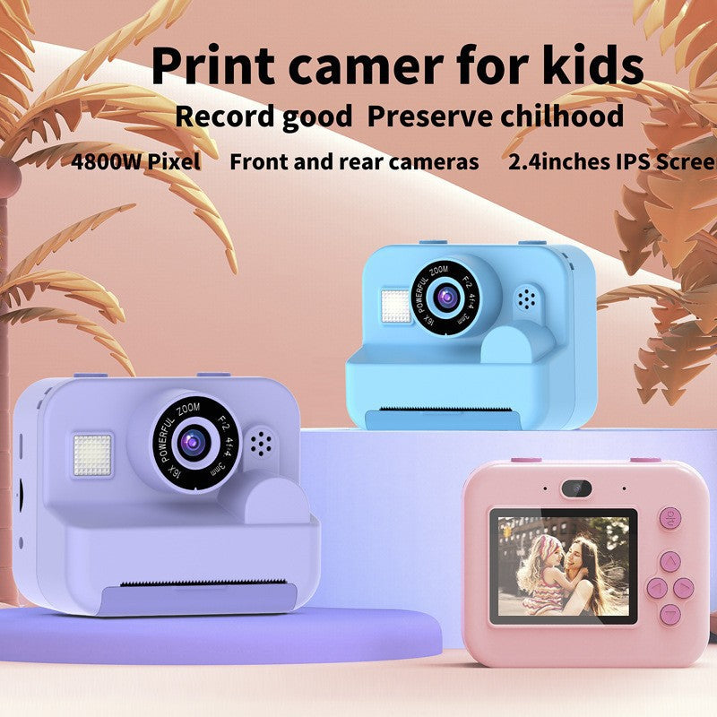 Kids’ Instant Print Camera – With Fun Filters, Mini Games & HD Photos