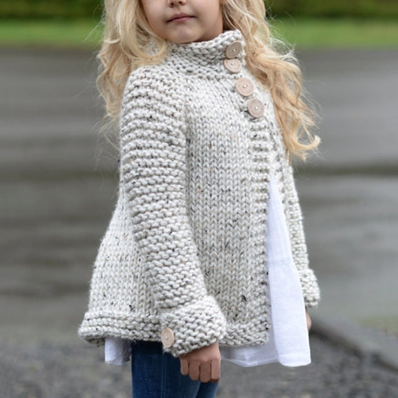 Knitted Baby Cardigan β Cozy Parent-Child Matching Sweater Coat