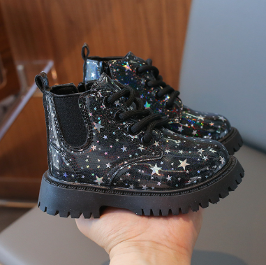 Girls’ Soft Sole Martin Boots – 2025 New Season Single Boots