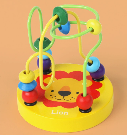 Mini Wooden Bead Maze β Color & Intelligence Development Toy for Babies and Toddlers