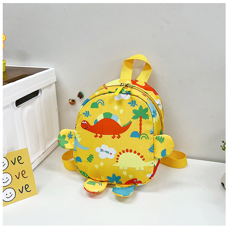 Little Dinosaur Cartoon Backpack – Cute & Fashionable School Bag for Kindergarten Boys & Girls