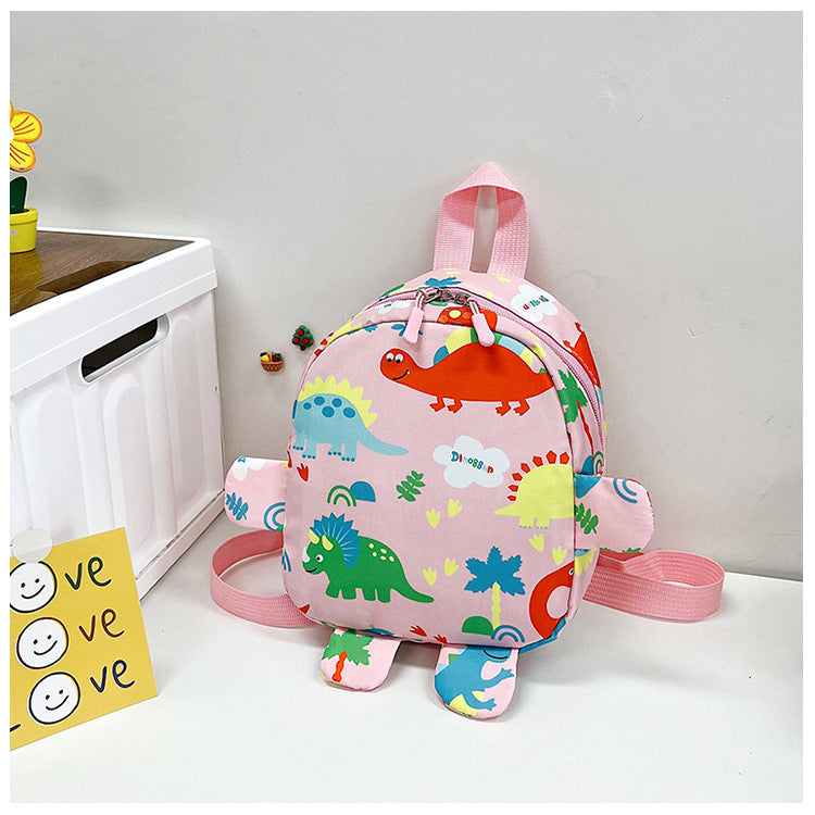 Little Dinosaur Cartoon Backpack – Cute & Fashionable School Bag for Kindergarten Boys & Girls