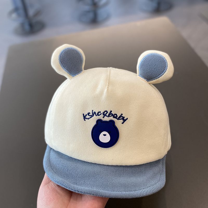 Korean Style Baby Baseball Hat โ Soft Duck-Tongue Cap for Boys & Girls (Spring/Autumn/Winter)