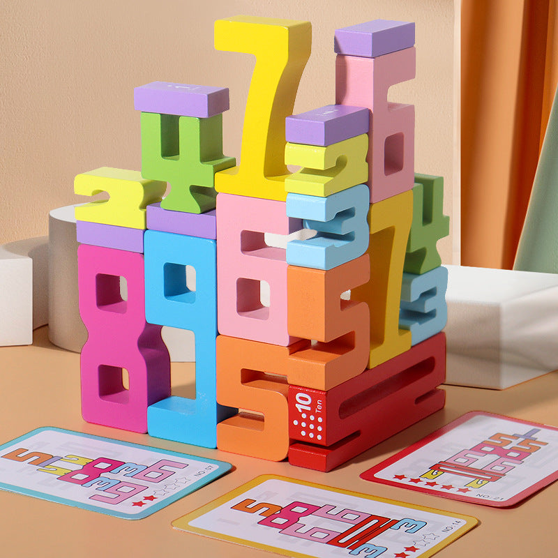Digital Building Blocks for Toddlers – Math & Logic Puzzle Toy with Large Particles