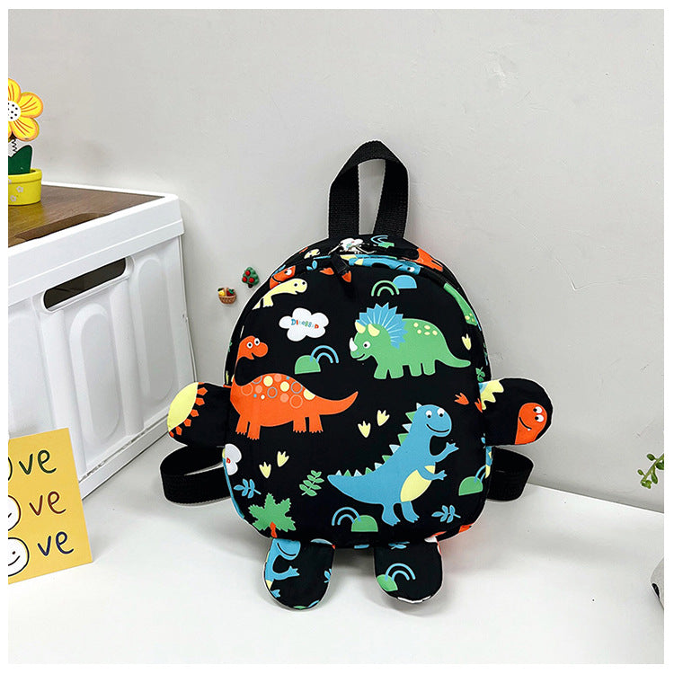 Little Dinosaur Cartoon Backpack – Cute & Fashionable School Bag for Kindergarten Boys & Girls