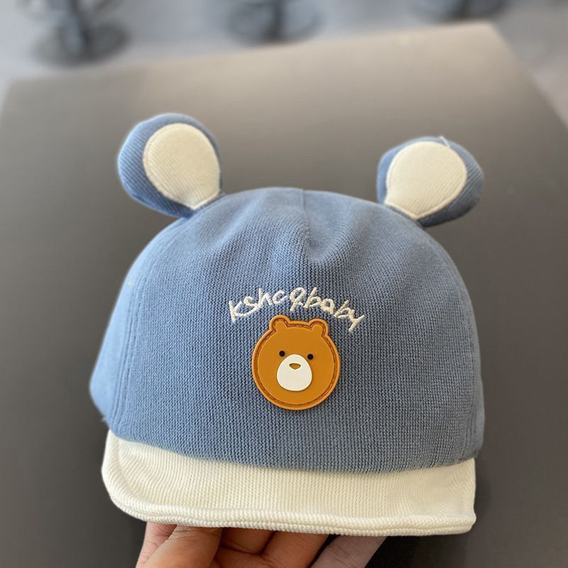 Korean Style Baby Baseball Hat โ Soft Duck-Tongue Cap for Boys & Girls (Spring/Autumn/Winter)