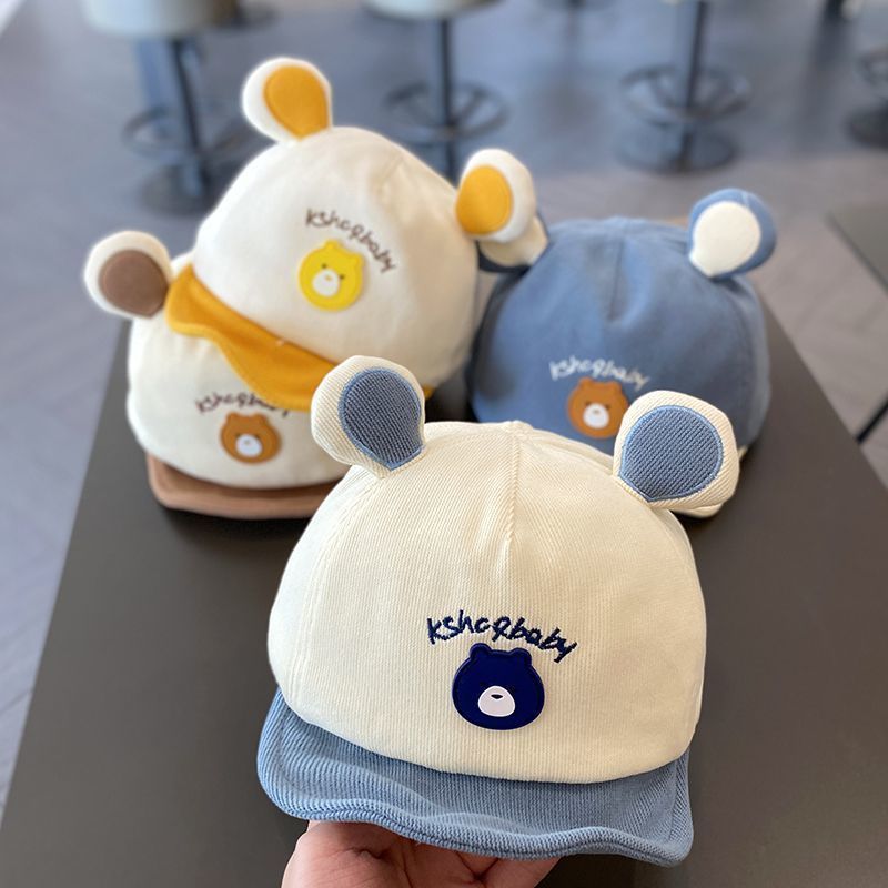 Korean Style Baby Baseball Hat โ Soft Duck-Tongue Cap for Boys & Girls (Spring/Autumn/Winter)
