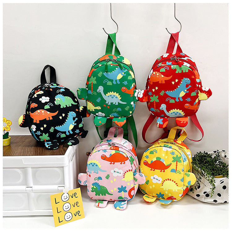 Little Dinosaur Cartoon Backpack – Cute & Fashionable School Bag for Kindergarten Boys & Girls