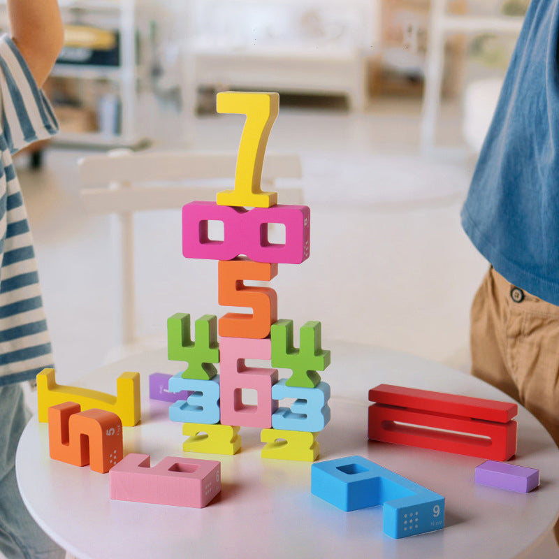 Digital Building Blocks for Toddlers – Math & Logic Puzzle Toy with Large Particles