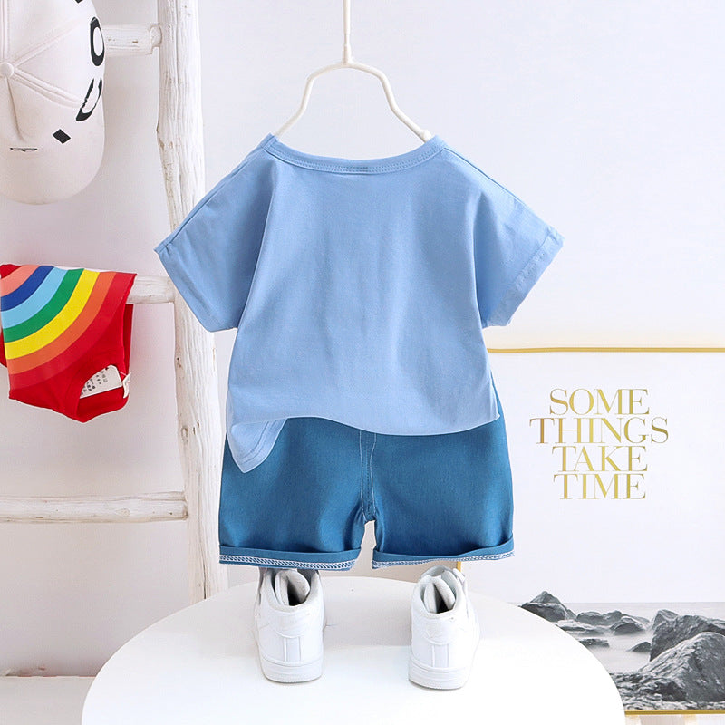 Handsome Baby Boy Summer Outfit – Trendy 2-Piece Set