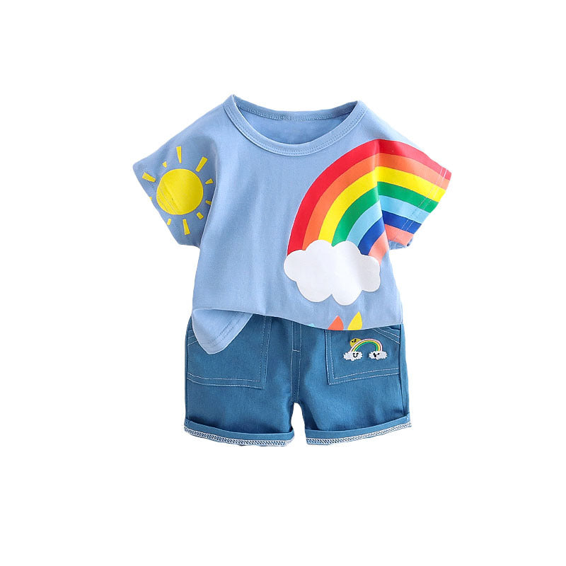 Handsome Baby Boy Summer Outfit – Trendy 2-Piece Set