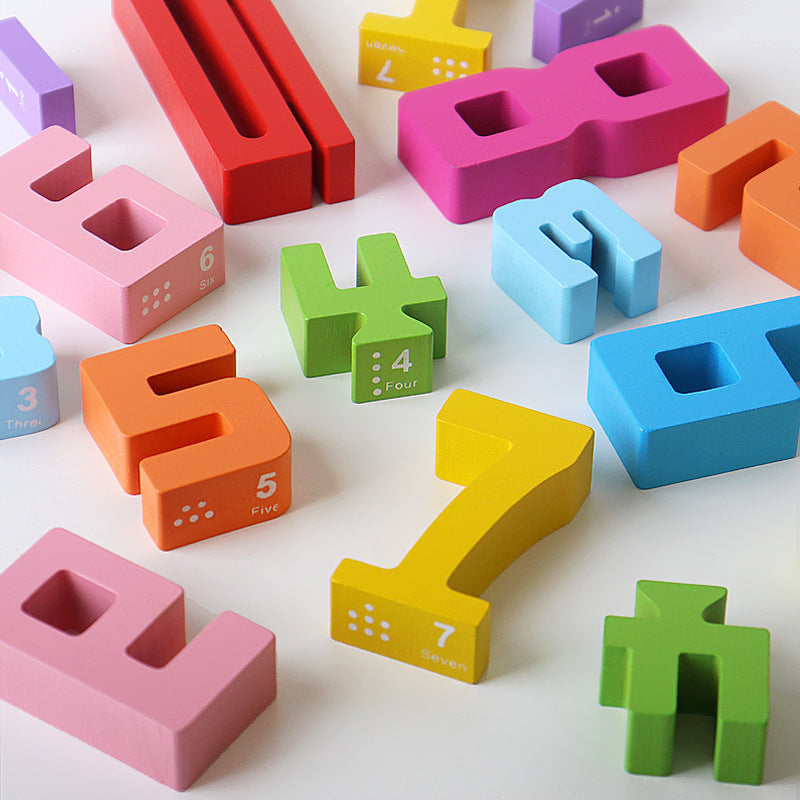 Digital Building Blocks for Toddlers – Math & Logic Puzzle Toy with Large Particles