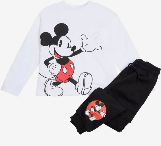 Mickey Mouse Loungewear Set – Long Sleeve Top & Joggers