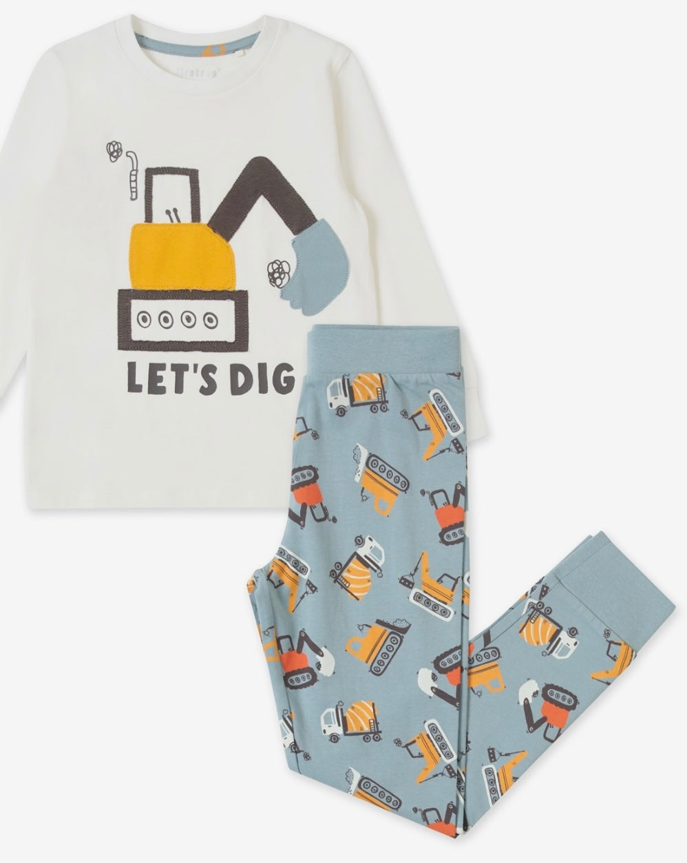 Let’s Dig Construction Pyjama Set