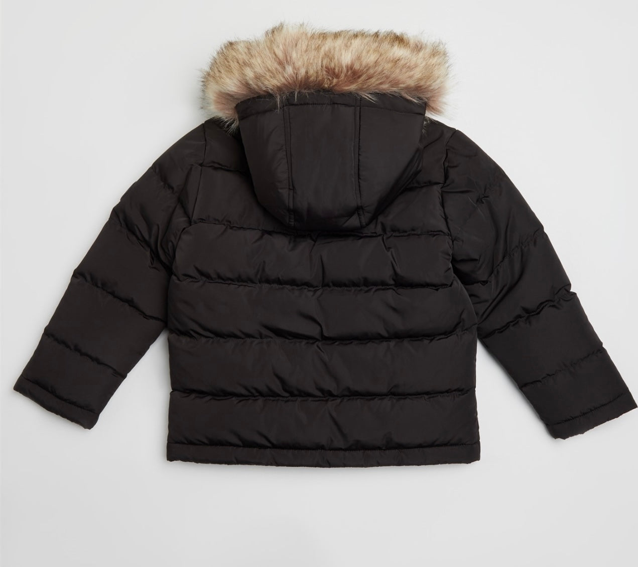 Black Winter Puffer Coat