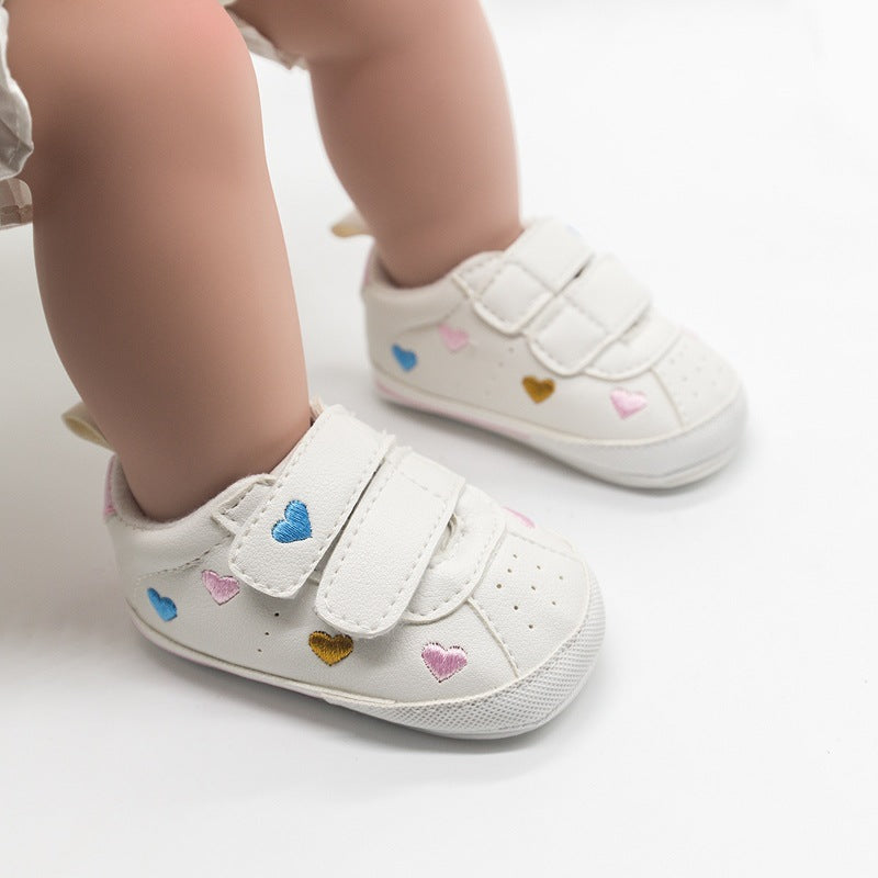 Rubber Sole Baby Walking Shoes – Soft & Supportive for Newborns and Toddlers