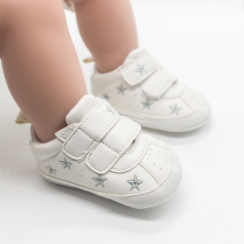 Rubber Sole Baby Walking Shoes – Soft & Supportive for Newborns and Toddlers