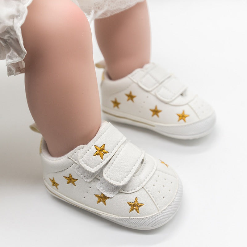 Rubber Sole Baby Walking Shoes – Soft & Supportive for Newborns and Toddlers