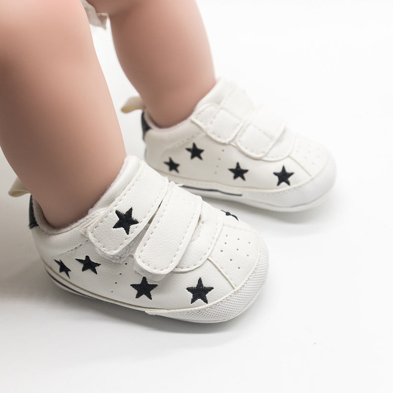 Rubber Sole Baby Walking Shoes – Soft & Supportive for Newborns and Toddlers