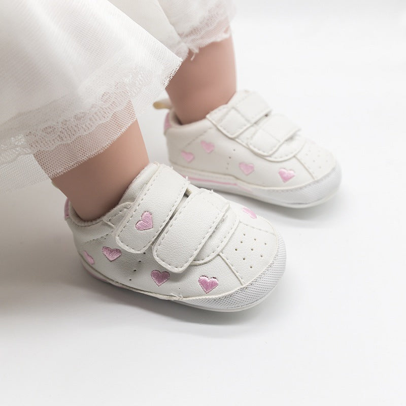 Rubber Sole Baby Walking Shoes – Soft & Supportive for Newborns and Toddlers