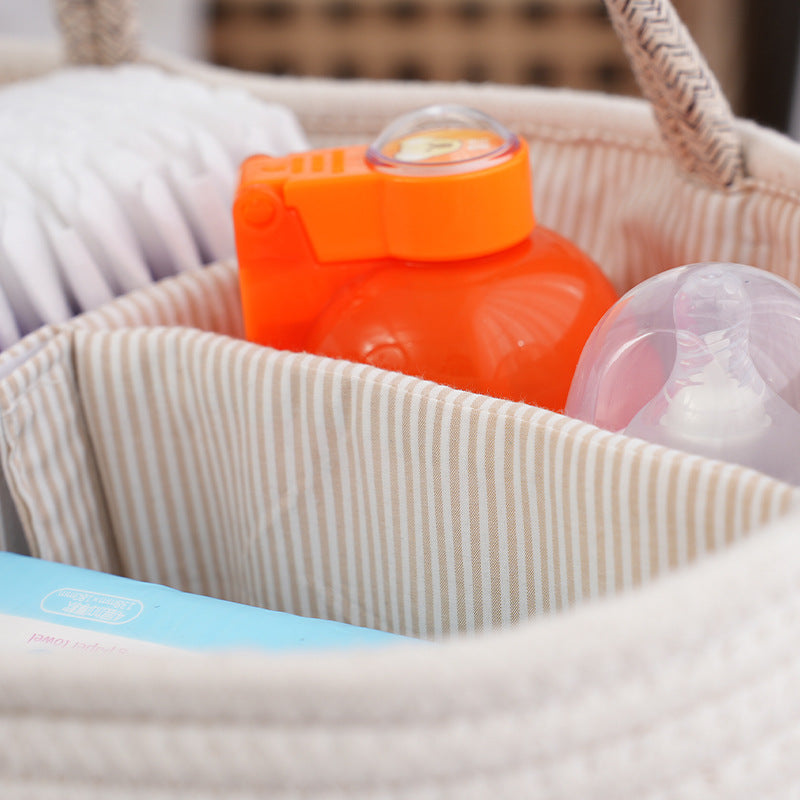 Portable Baby Storage Basket – Organized & Stylish