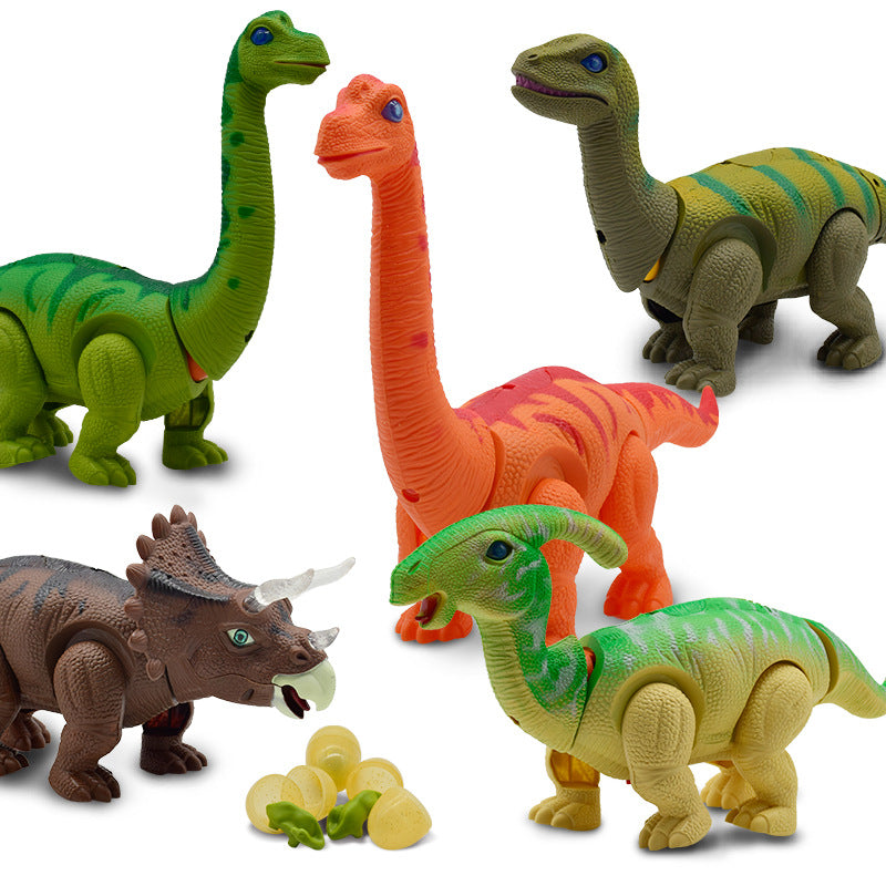 🦖 Electric Dinosaur Toy with Lights & Egg Laying Action