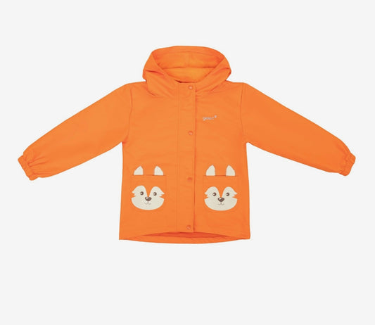 Regatta Little Fox Waterproof Jacket – Orange