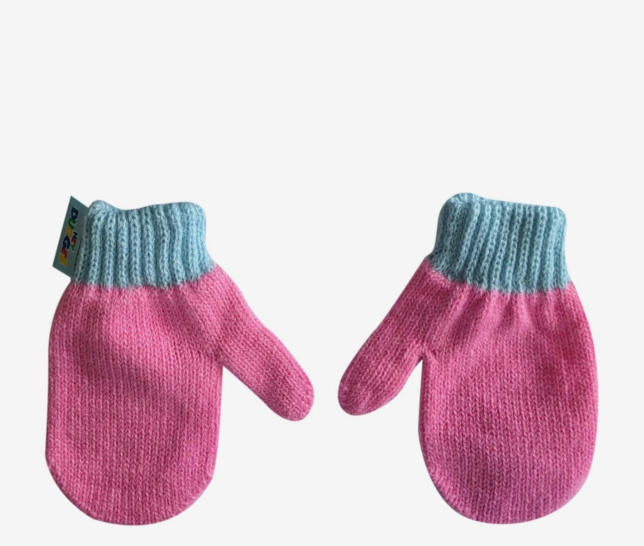 Pink & Blue Hey Duggee Hat and Mittens Set