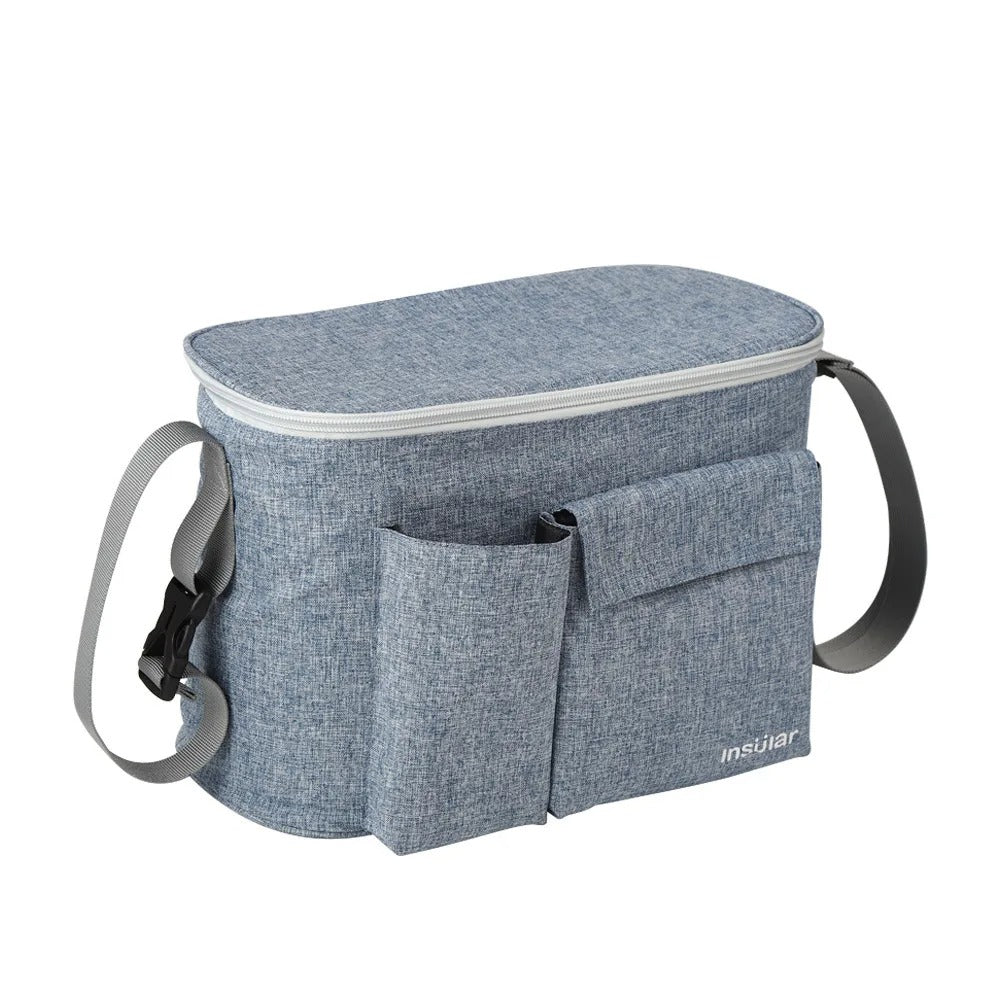 Stroller Organizer Bag – Hanging Diaper & Bottle Storage for On-the-Go Moms
