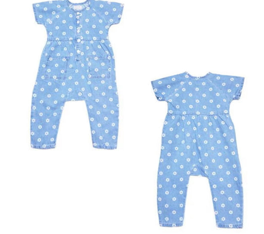 Daisy Denim Romper