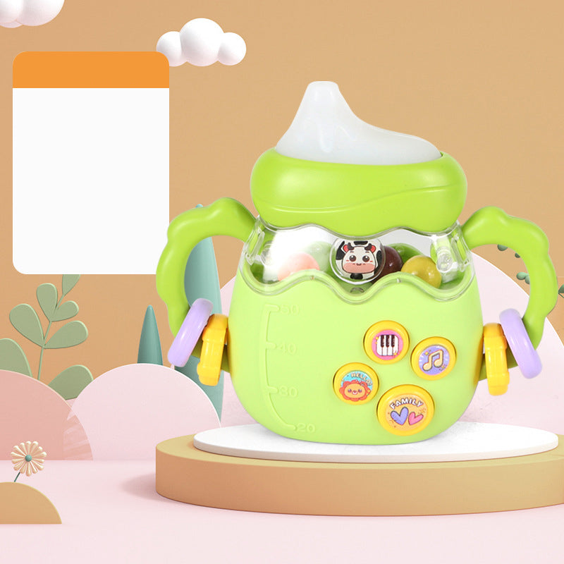 Baby Bottle Toy – Educational Musical Rattle & Teether