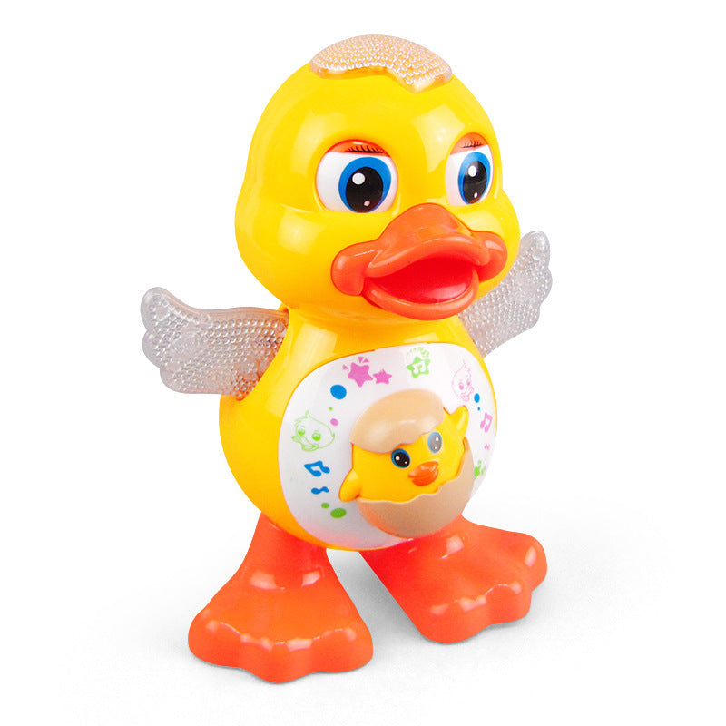 Electric Dancing Duck Toy – Singing, Swinging Cartoon Duck with Lights & Music