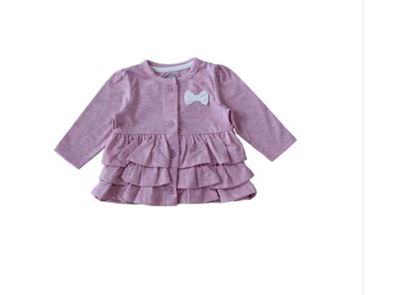 3-Piece Kitty Set – Ruffle Cardigan + Long Sleeve Tee + Leggings