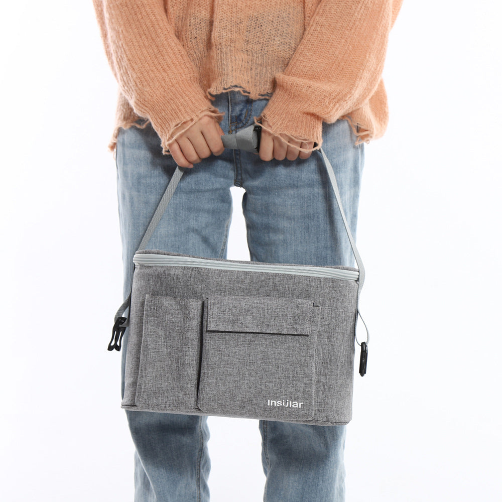 Stroller Organizer Bag – Hanging Diaper & Bottle Storage for On-the-Go Moms