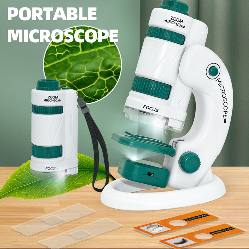 Children’s Handheld Microscope – Portable Science Set for Young Explorers