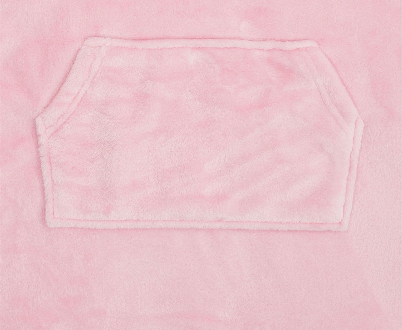 Snuggle Soft Pink Hoodie Blanket