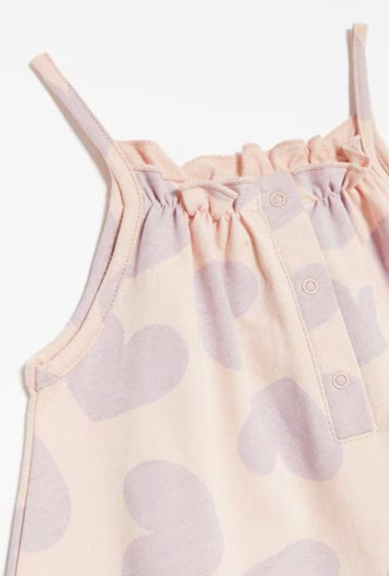 Sweetheart Layered Romper