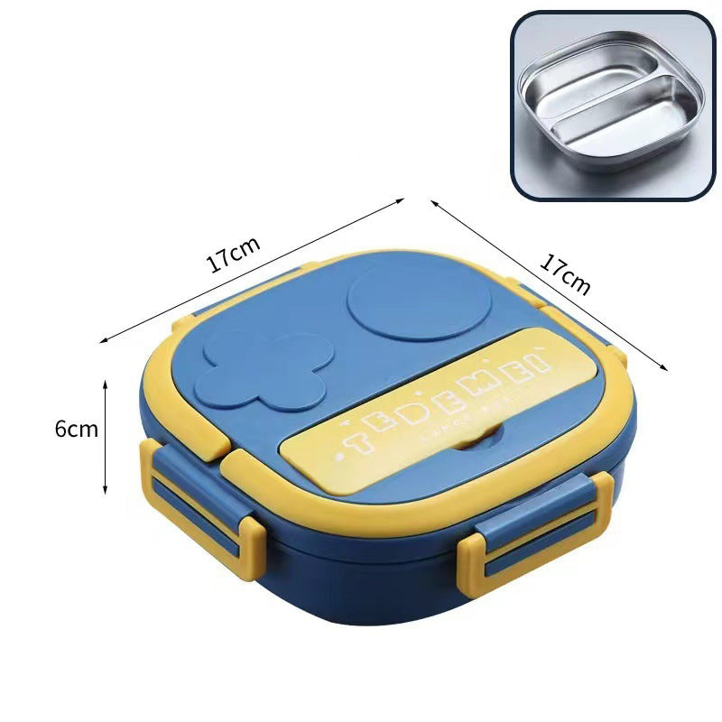 Portable Stainless Steel Bento Lunch Box – For Kids, Students & Outdoor Adventures