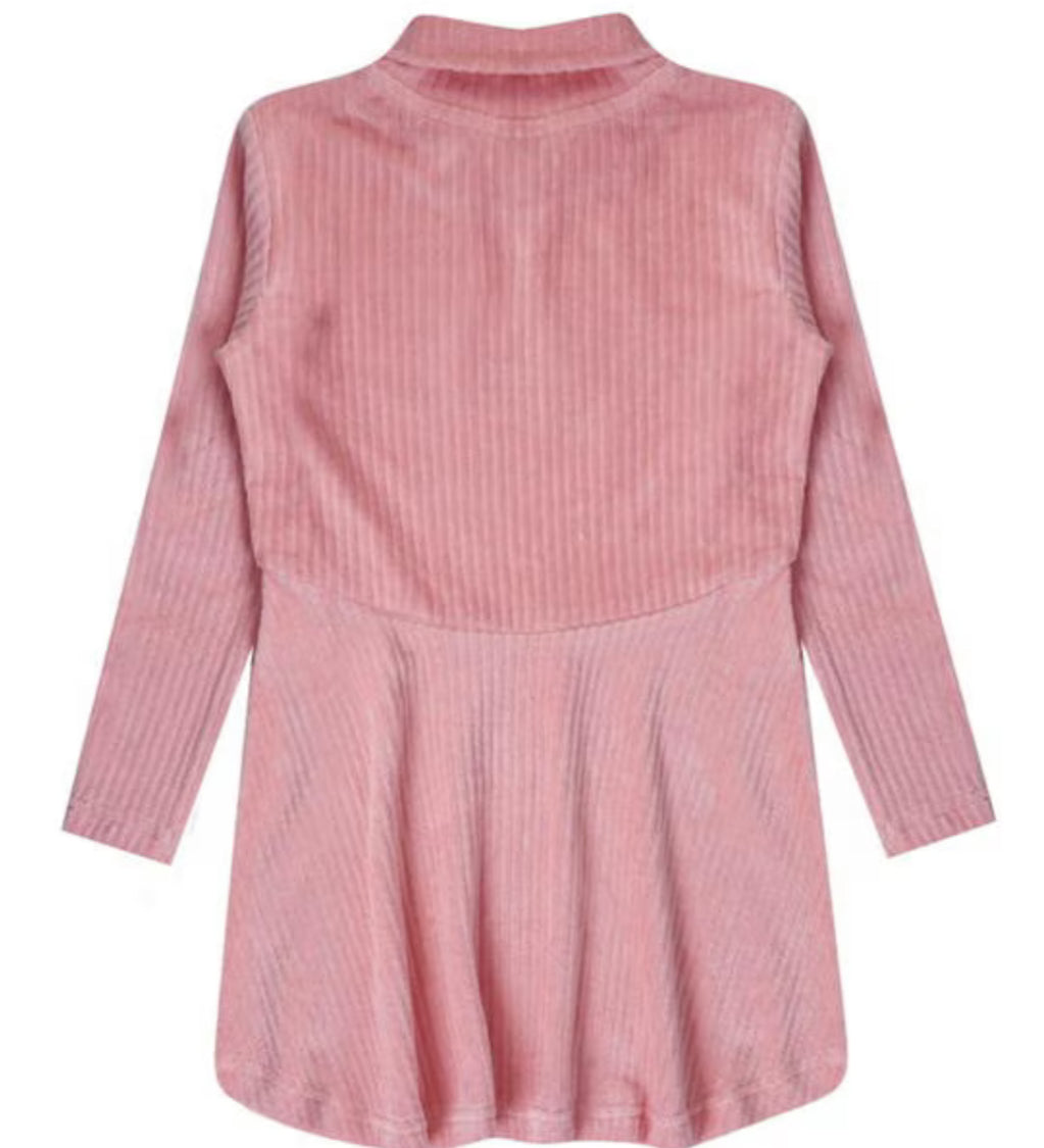 Lovely Pink Cord Dress