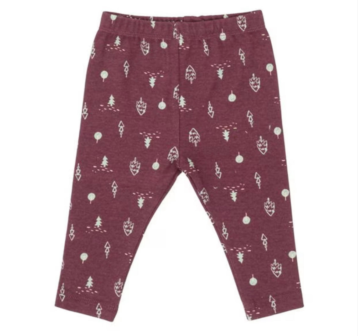 Bear & Berries 2-Piece Set – Cream & Burgundy