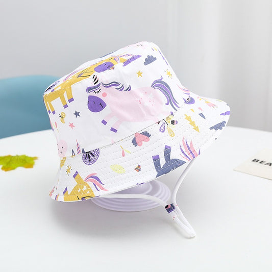 Fairy Unicorn Land – White Baby Sun Hat