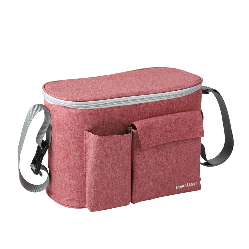 Stroller Organizer Bag – Hanging Diaper & Bottle Storage for On-the-Go Moms