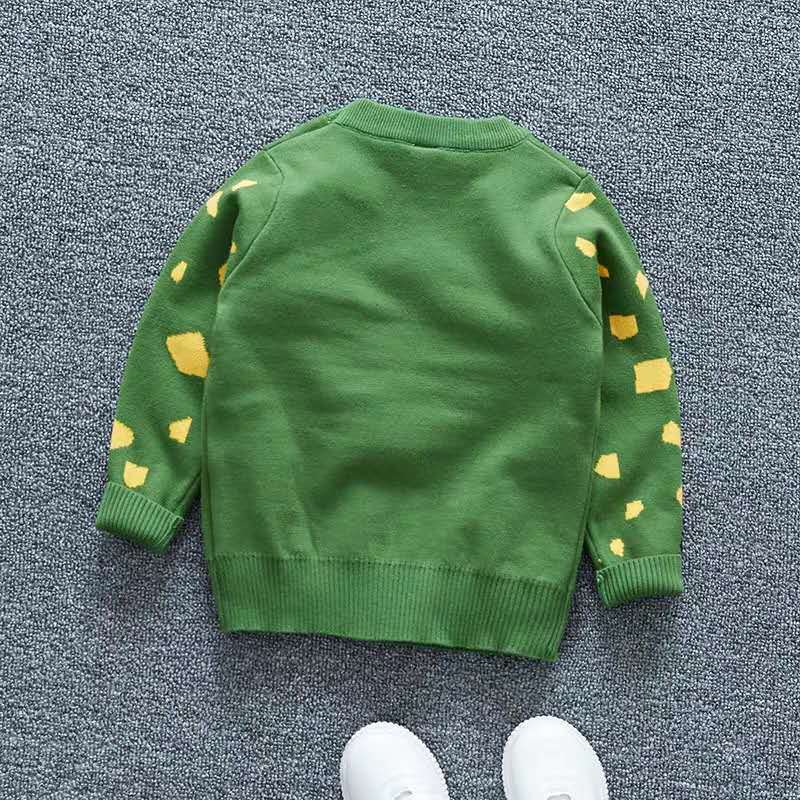 Children’s Cartoon Knit Sweater – Unisex Pullover for Autumn & Winter