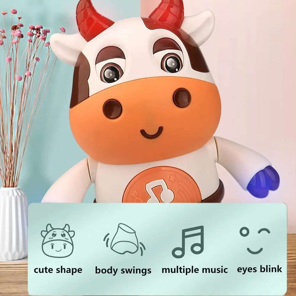 Baby Cow Musical Toy – LED Learning Toy for Toddlers & Preschoolers