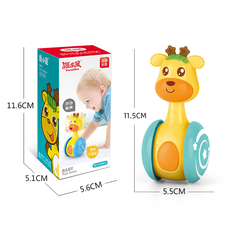 Deer Little Star – Soft Plush Bell Toy for Babies